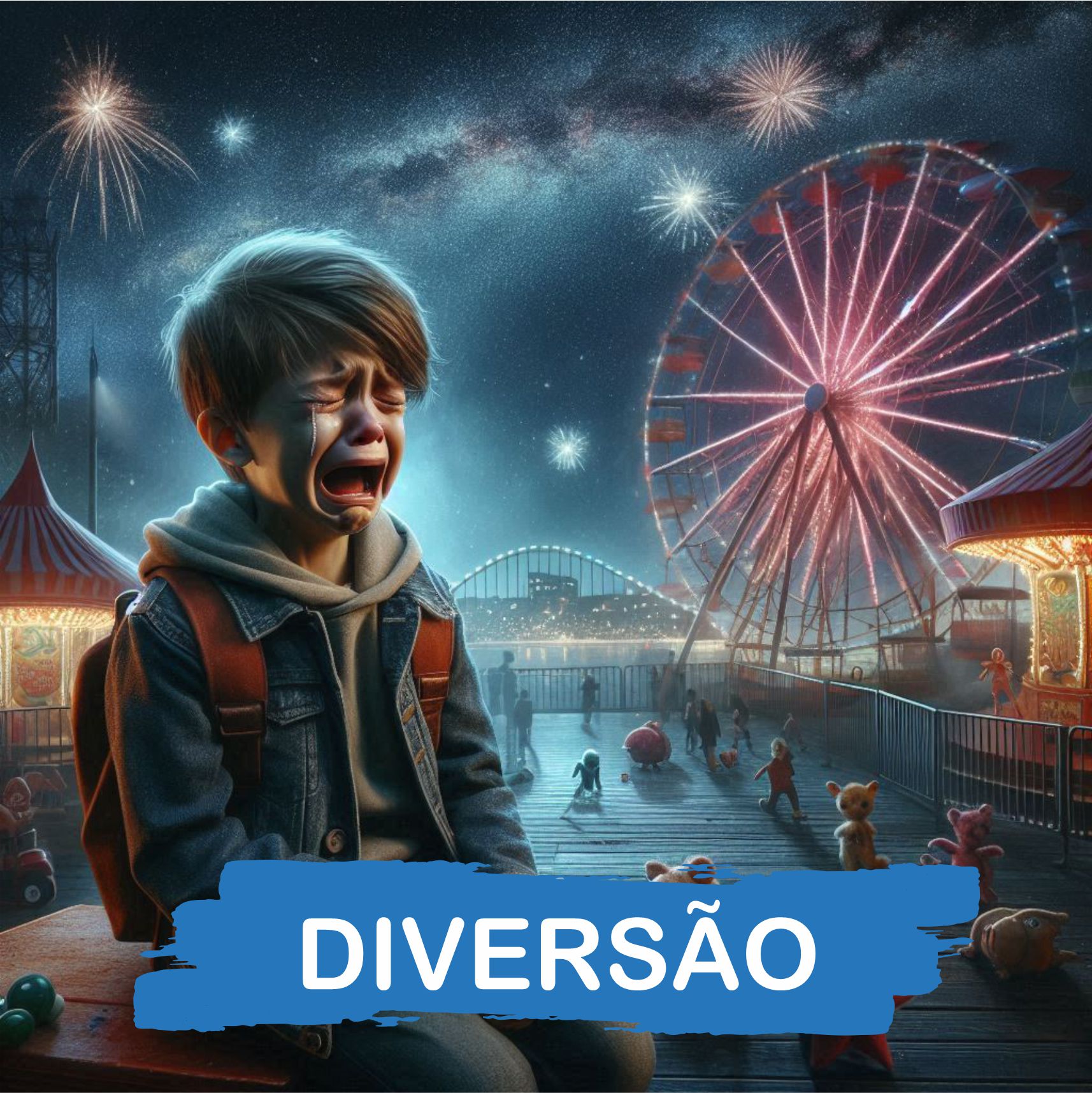Filhos Criança perdida no parquinho festa